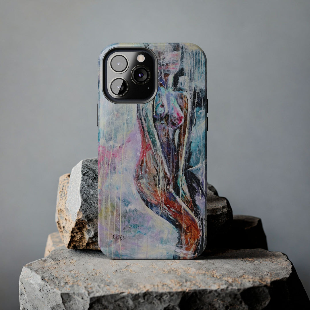 Rebirth Iphone Case with print by Kate Gedz, Tough Phone Cases, Durable iPhone Cover, Iphone 11, 12, 13, 14, 15, 16 Case