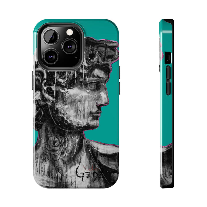 David iPhone Case by Kate Gedz, Durable Tough Phone Cover, Protective Case, Gift for Him, Kate Gedz Motive Print, Samsung Galaxy Case