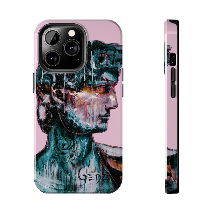 David iPhone Case by Kate Gedz, Durable Tough Phone Cover, Protective Case, Kate Gedz Motive Print