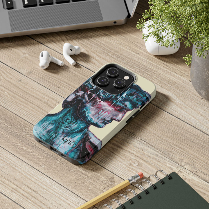 David Abstract Iphone Case by Kate Gedz - Tough Phone Cases, Durable iPhone Cover, Protective Case