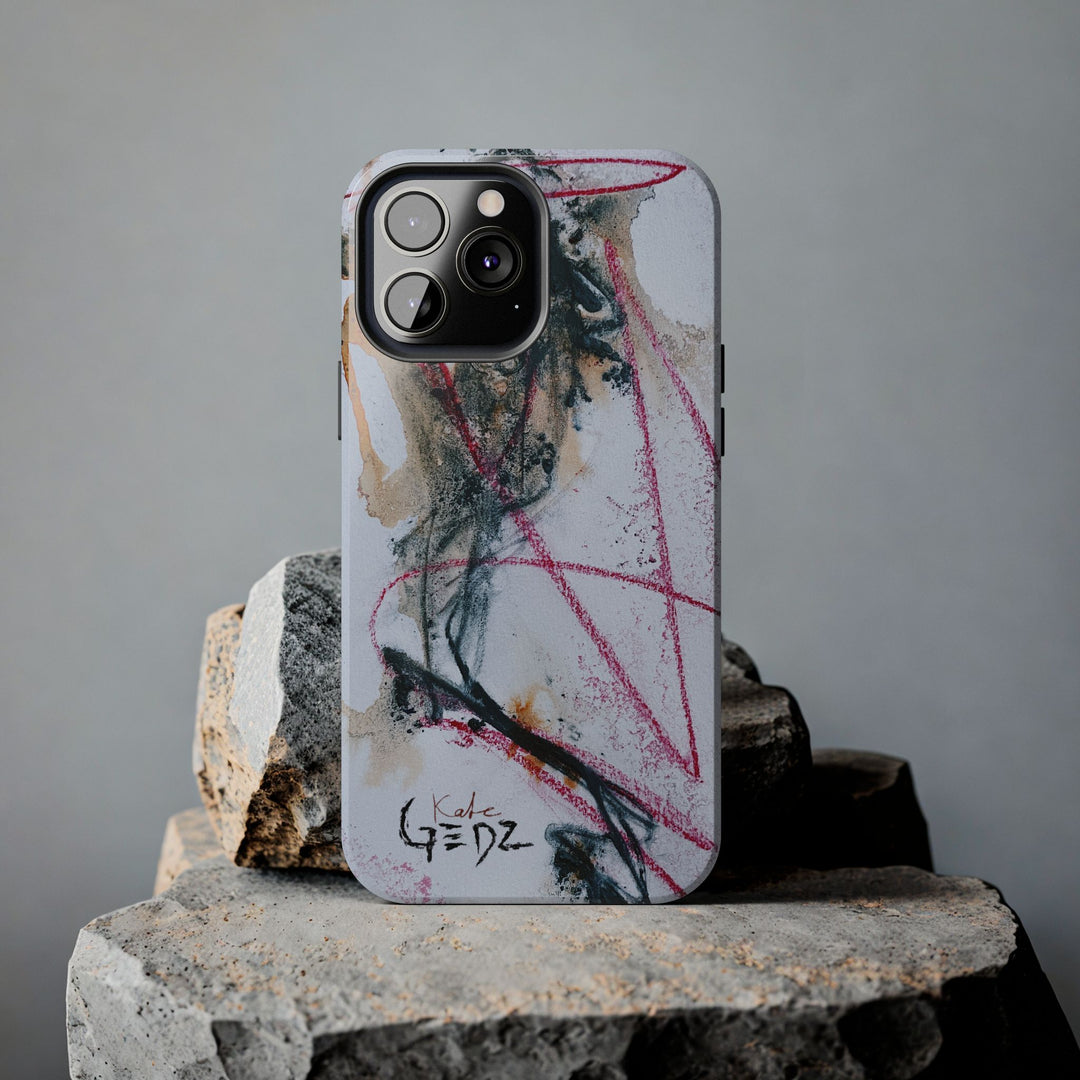 Abstract iPhone Case by Kate Gedz, Durable Tough Phone Cover, Protective Case, Gift for Him, Kate Gedz Motive Print, Samsung Galaxy Case