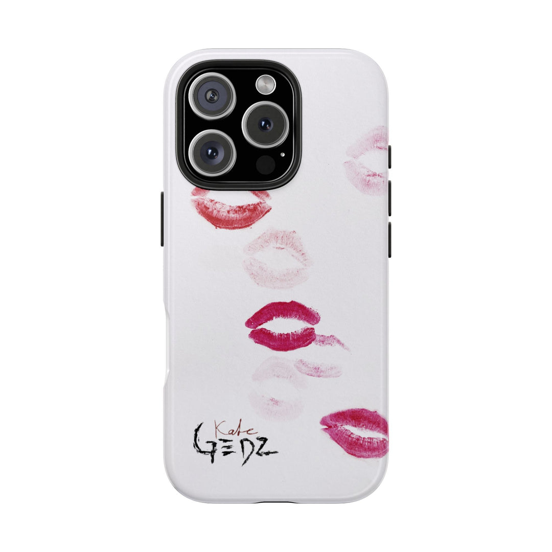 Lips iPhone Case, Tough Phone Cover, Durable iPhone Case, Protective Phone Case, Kate Gedz Design, Stylish Phone Case