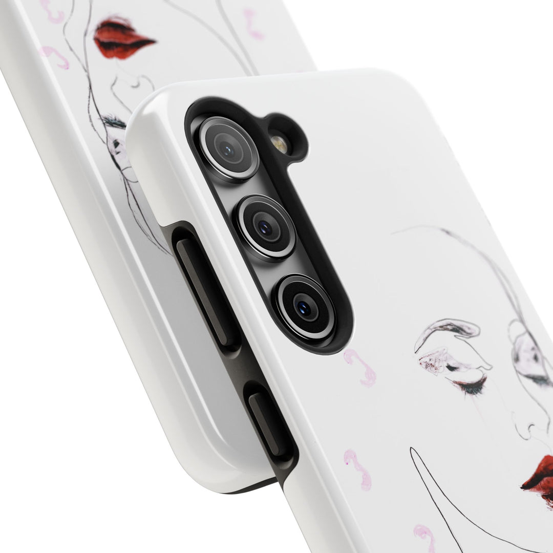 Samsung Phone Case - Romantic Girl Print by Kate Gedz, Durable Cover, Protective Samsung Case, Kate Gedz Motive Design