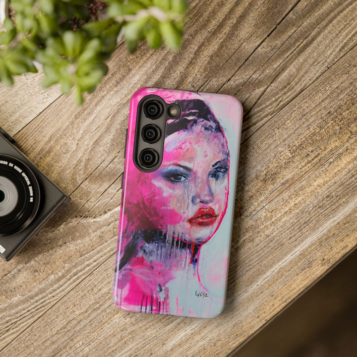 She Who Iinspires Iphone Case with print by Kate Gedz, Tough Phone Cases, Durable iPhone Cover, Iphone 11, 12, 13, 14, 15, 16 Case