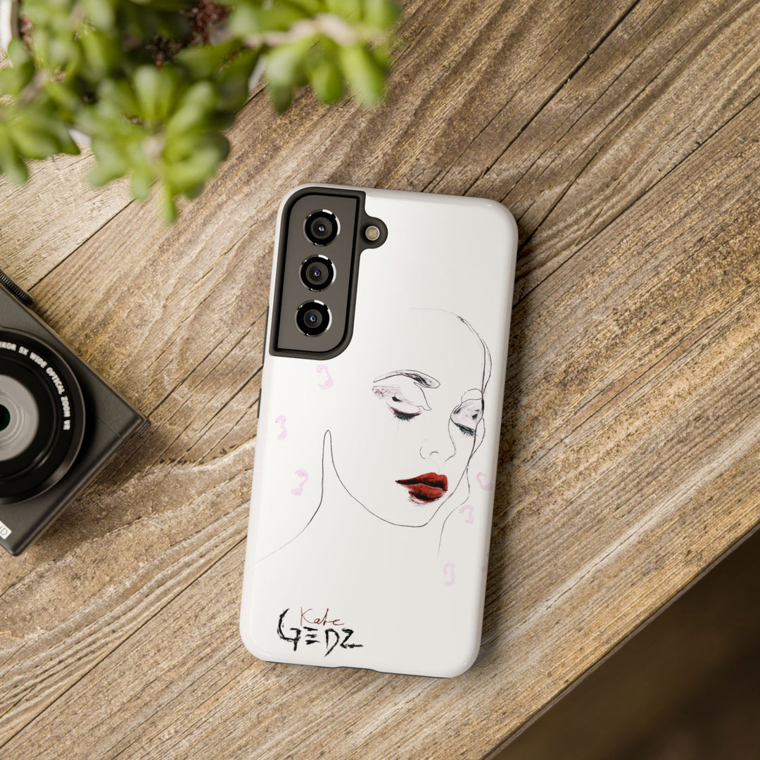 Samsung Phone Case - Romantic Girl Print by Kate Gedz, Durable Cover, Protective Samsung Case, Kate Gedz Motive Design