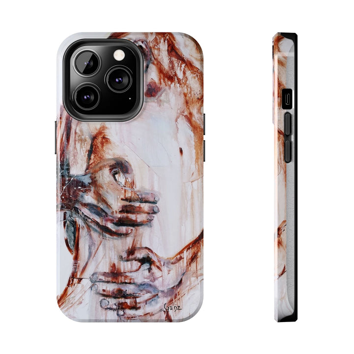 Embrace Iphone Case with print by Kate Gedz, Tough Phone Cases, Durable iPhone Cover, Iphone 11, 12, 13, 14, 15, 16 Case