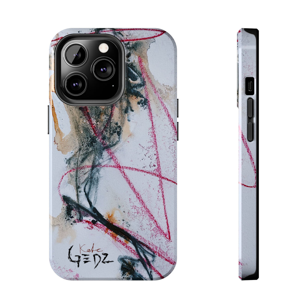 Abstract iPhone Case by Kate Gedz, Durable Tough Phone Cover, Protective Case, Gift for Him, Kate Gedz Motive Print, Samsung Galaxy Case