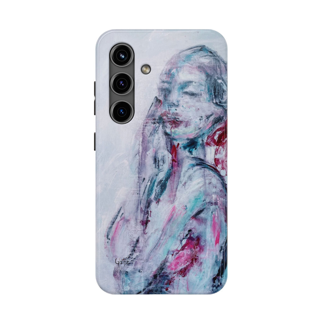 Silence Iphone Case with print by Kate Gedz, Tough Phone Cases, Durable iPhone Cover, Iphone 11, 12, 13, 14, 15, 16 Case