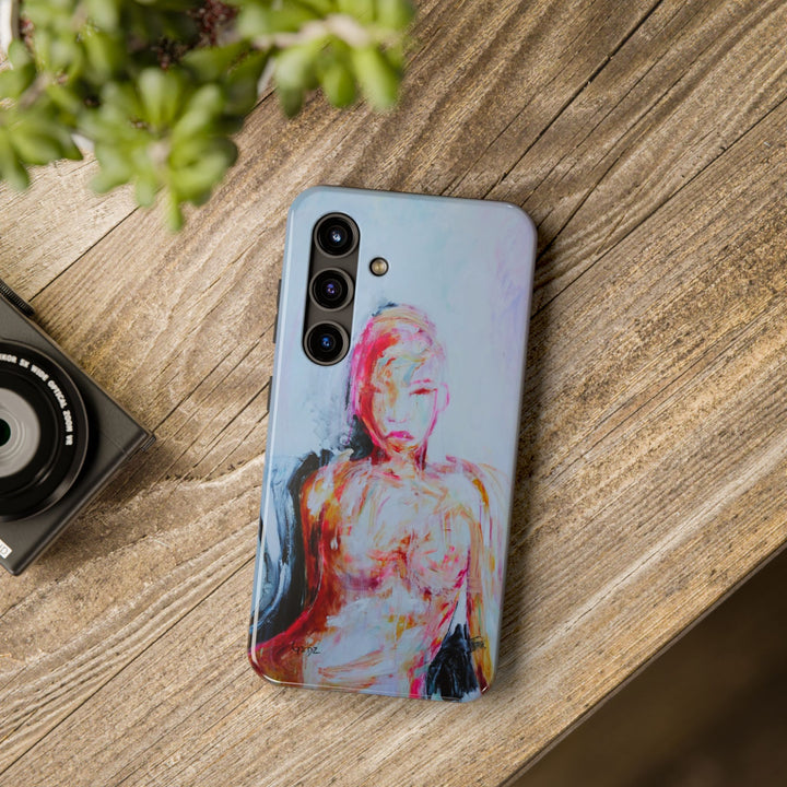 Fearless Iphone Case with print by Kate Gedz, Tough Phone Cases, Durable iPhone Cover, Iphone 11, 12, 13, 14, 15, 16 Case