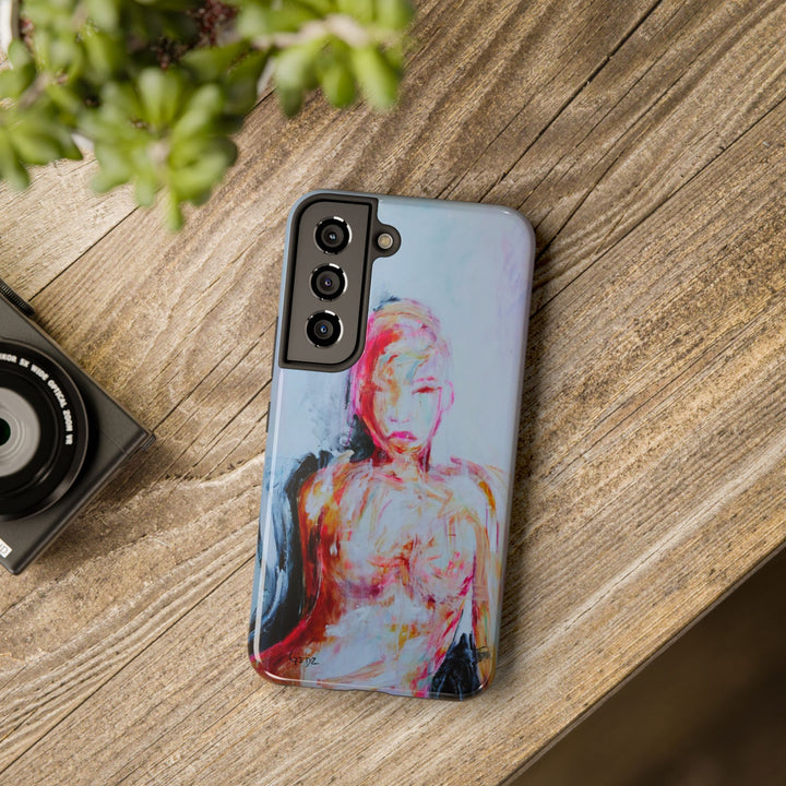 Fearless Iphone Case with print by Kate Gedz, Tough Phone Cases, Durable iPhone Cover, Iphone 11, 12, 13, 14, 15, 16 Case