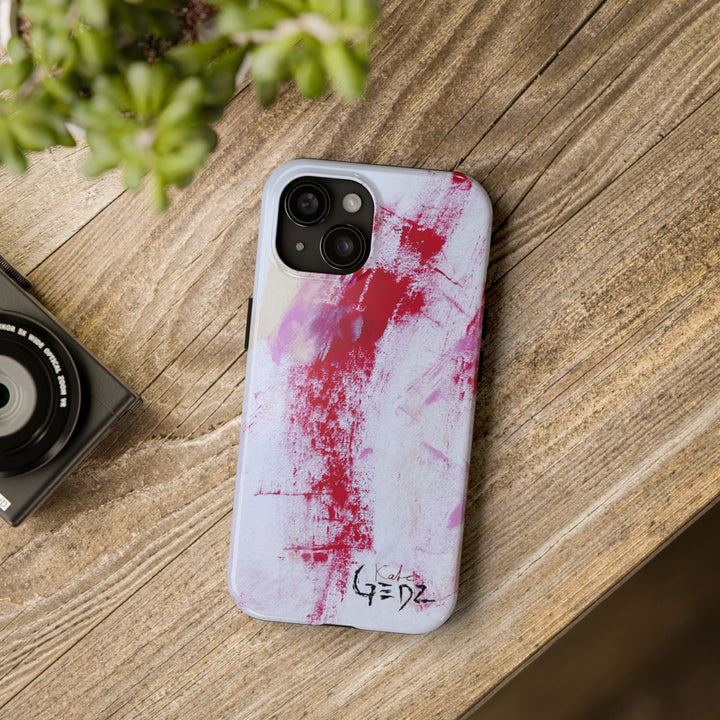 Abstract iPhone Case by Kate Gedz, Durable Tough Phone Cover, Protective Case, Gift for Him, Kate Gedz Motive Print