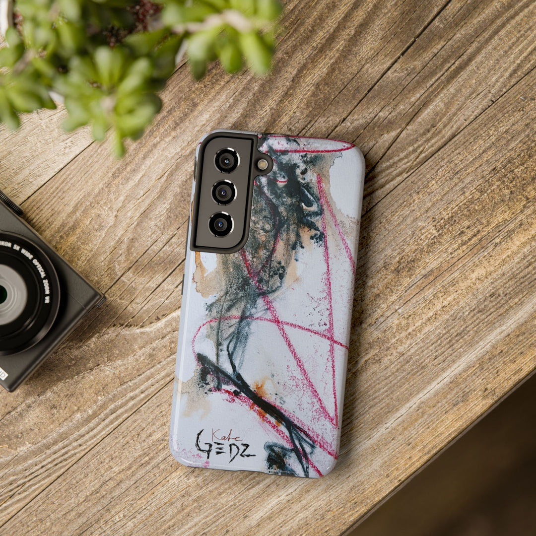 Samsung Phone Case -Abstract Print by Kate Gedz, Durable Cover, Protective Samsung Case, Kate Gedz Motive Design