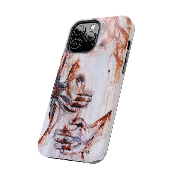 Embrace Iphone Case with print by Kate Gedz, Tough Phone Cases, Durable iPhone Cover, Iphone 11, 12, 13, 14, 15, 16 Case