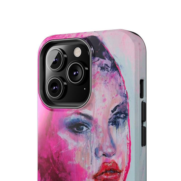 She Who Iinspires Iphone Case with print by Kate Gedz, Tough Phone Cases, Durable iPhone Cover, Iphone 11, 12, 13, 14, 15, 16 Case