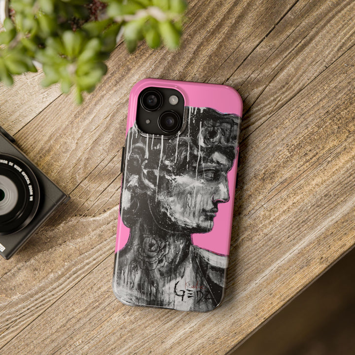 David iPhone Case by Kate Gedz, Durable Tough Phone Cover, Protective Case, Gift for Him, Kate Gedz Motive Print, Samsung Galaxy Case