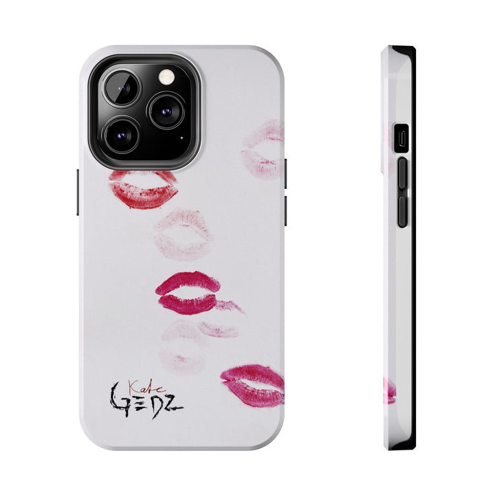 Lips iPhone Case, Tough Phone Cover, Durable iPhone Case, Protective Phone Case, Kate Gedz Design, Stylish Phone Case