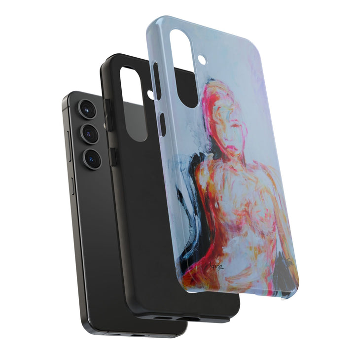 Fearless Iphone Case with print by Kate Gedz, Tough Phone Cases, Durable iPhone Cover, Iphone 11, 12, 13, 14, 15, 16 Case