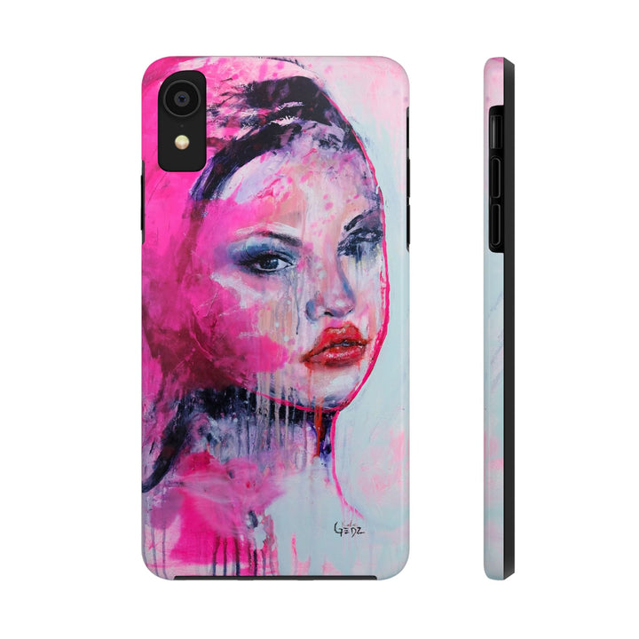 She Who Iinspires Iphone Case with print by Kate Gedz, Tough Phone Cases, Durable iPhone Cover, Iphone 11, 12, 13, 14, 15, 16 Case