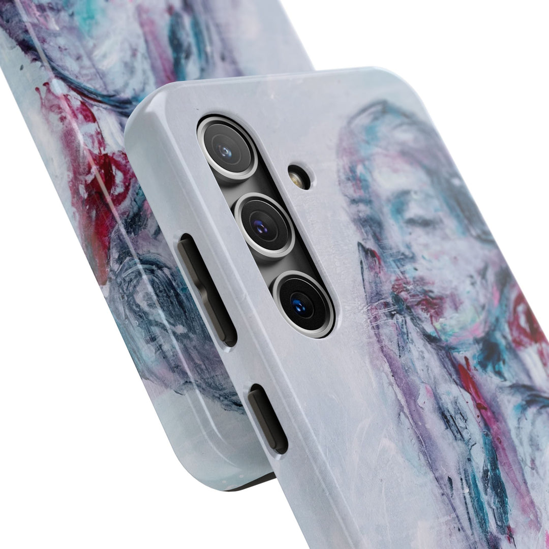 Silence Iphone Case with print by Kate Gedz, Tough Phone Cases, Durable iPhone Cover, Iphone 11, 12, 13, 14, 15, 16 Case