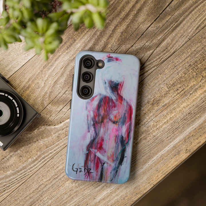 Samsung Tough Phone Case with print "Escaped" by Kate Gedz - Durable Phone Cover, Protective Smartphone Case, Unique Cell Phone Shell,