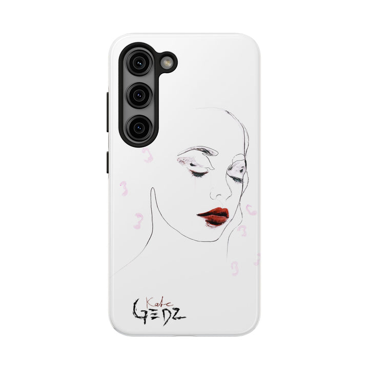 Samsung Phone Case - Romantic Girl Print by Kate Gedz, Durable Cover, Protective Samsung Case, Kate Gedz Motive Design