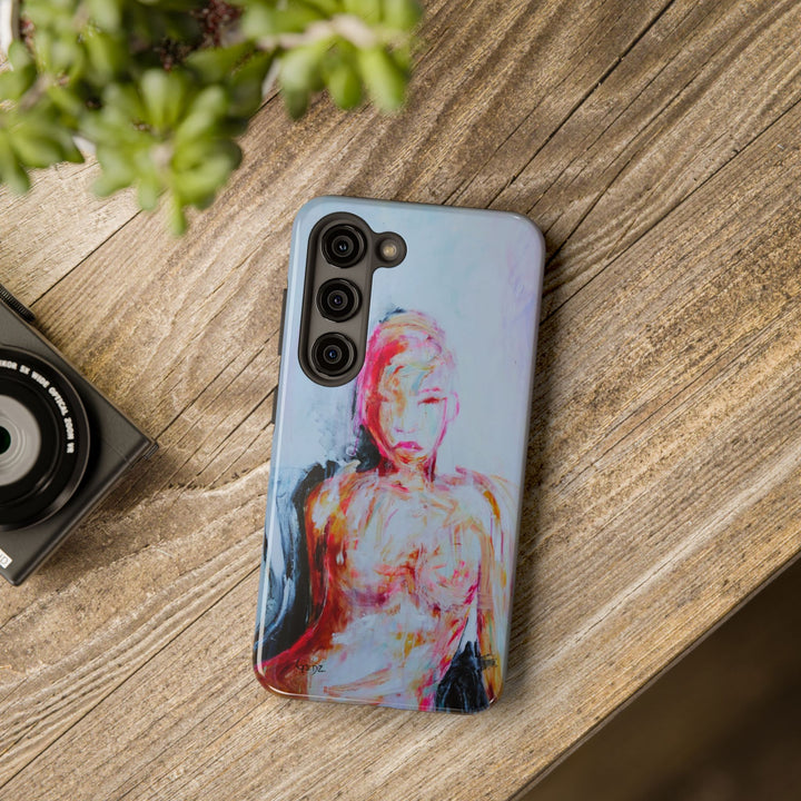 Fearless Iphone Case with print by Kate Gedz, Tough Phone Cases, Durable iPhone Cover, Iphone 11, 12, 13, 14, 15, 16 Case