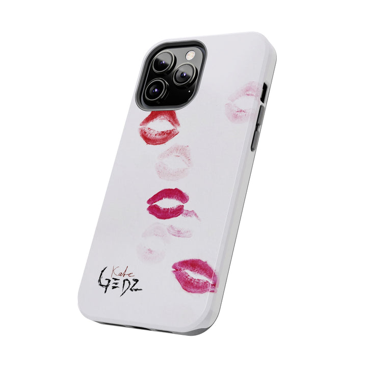 Lips iPhone Case, Tough Phone Cover, Durable iPhone Case, Protective Phone Case, Kate Gedz Design, Stylish Phone Case