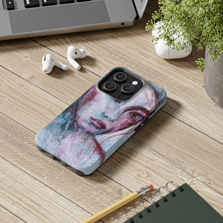 Forever Iphone Case with print by Kate Gedz, Tough Phone Cases, Durable iPhone Cover, Iphone 11, 12, 13, 14, 15, 16 Case