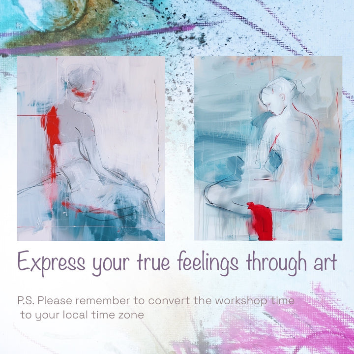 Abstract Figure Workshop: Online - July 19th - 3 pm EST (12 pm PST) - Kate Gedz 