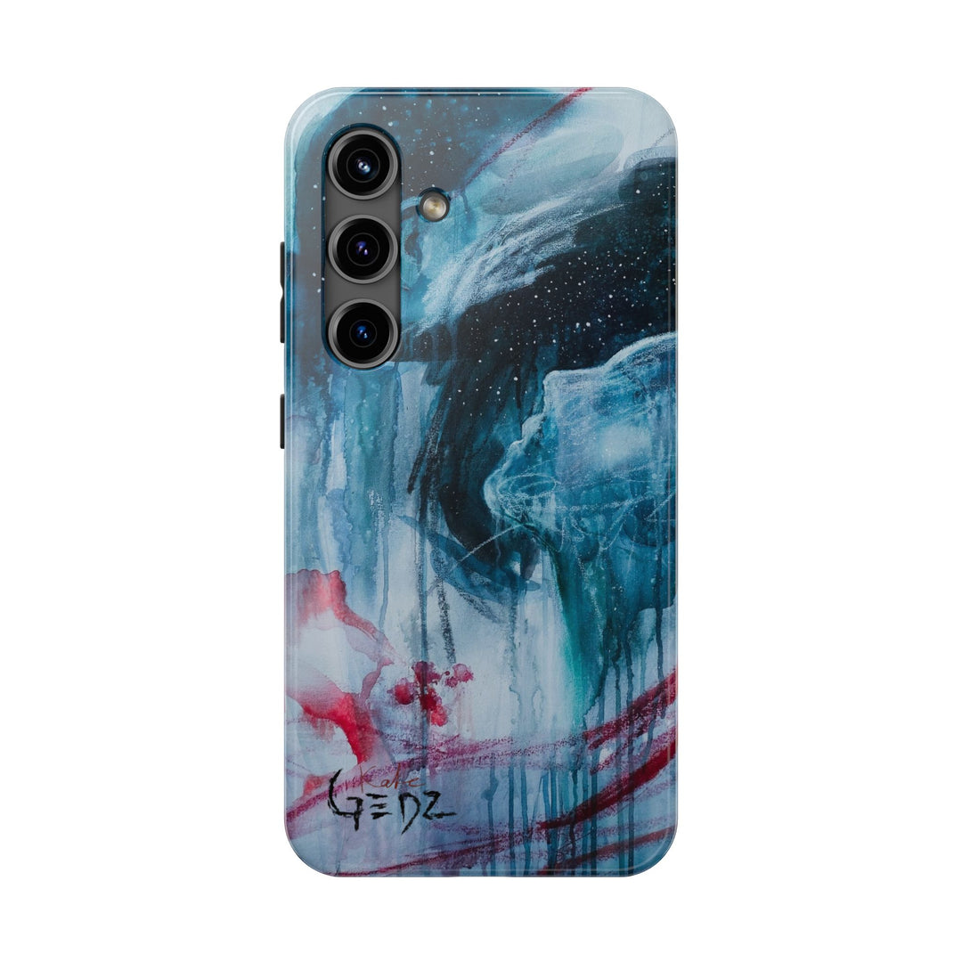 Samsung Phone Case with "Go Deep" print by Kate Gedz, Protective Phone Cover, Hard Shell Phone Case, Durable, Tough Phone Cases