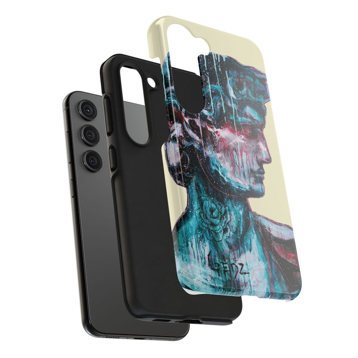 David Print Samsung Case, Tough Phone Cases, Durable iPhone Cover - Kate Gedz Design, Unique Phone Accessories, Protective Cell Phone Cases,