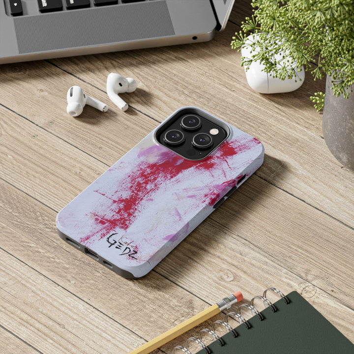 Abstract iPhone Case by Kate Gedz, Durable Tough Phone Cover, Protective Case, Gift for Him, Kate Gedz Motive Print