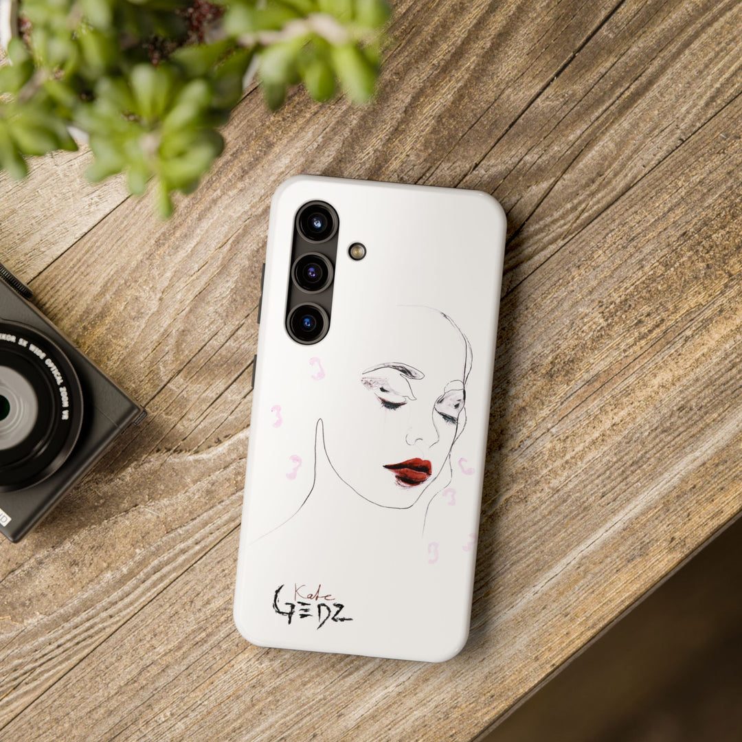 Samsung Phone Case - Romantic Girl Print by Kate Gedz, Durable Cover, Protective Samsung Case, Kate Gedz Motive Design