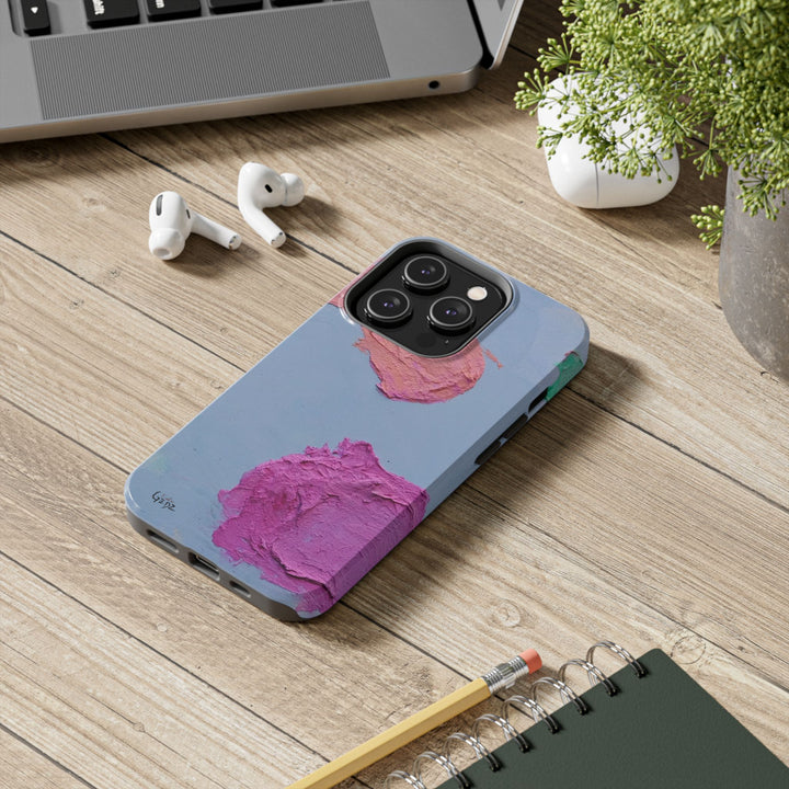 Vivid Iphone Case with print by Kate Gedz, Tough Phone Cases, Durable iPhone Cover, Iphone 11, 12, 13, 14, 15, 16 Case