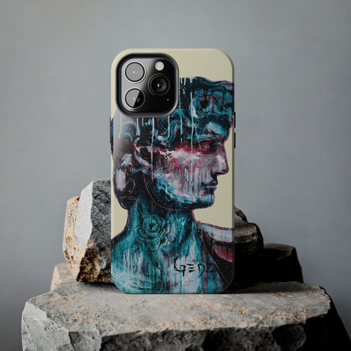 David Abstract Iphone Case by Kate Gedz - Tough Phone Cases, Durable iPhone Cover, Protective Case