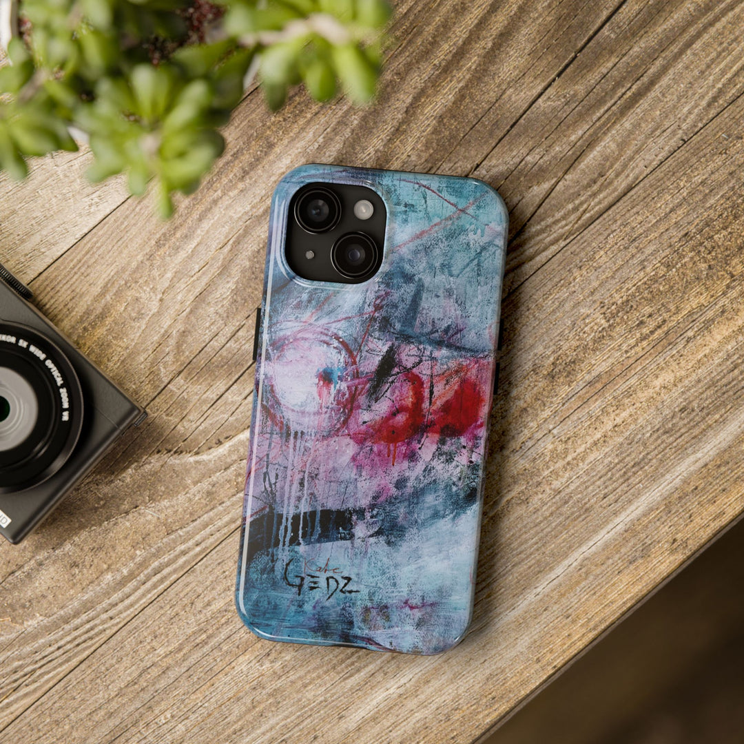 Abstract iPhone Case by Kate Gedz, Durable Tough Phone Cover, Protective Case, Kate Gedz Motive Print