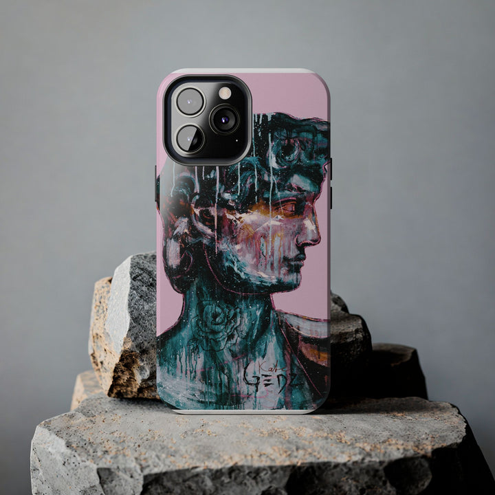 David iPhone Case by Kate Gedz, Durable Tough Phone Cover, Protective Case, Kate Gedz Motive Print