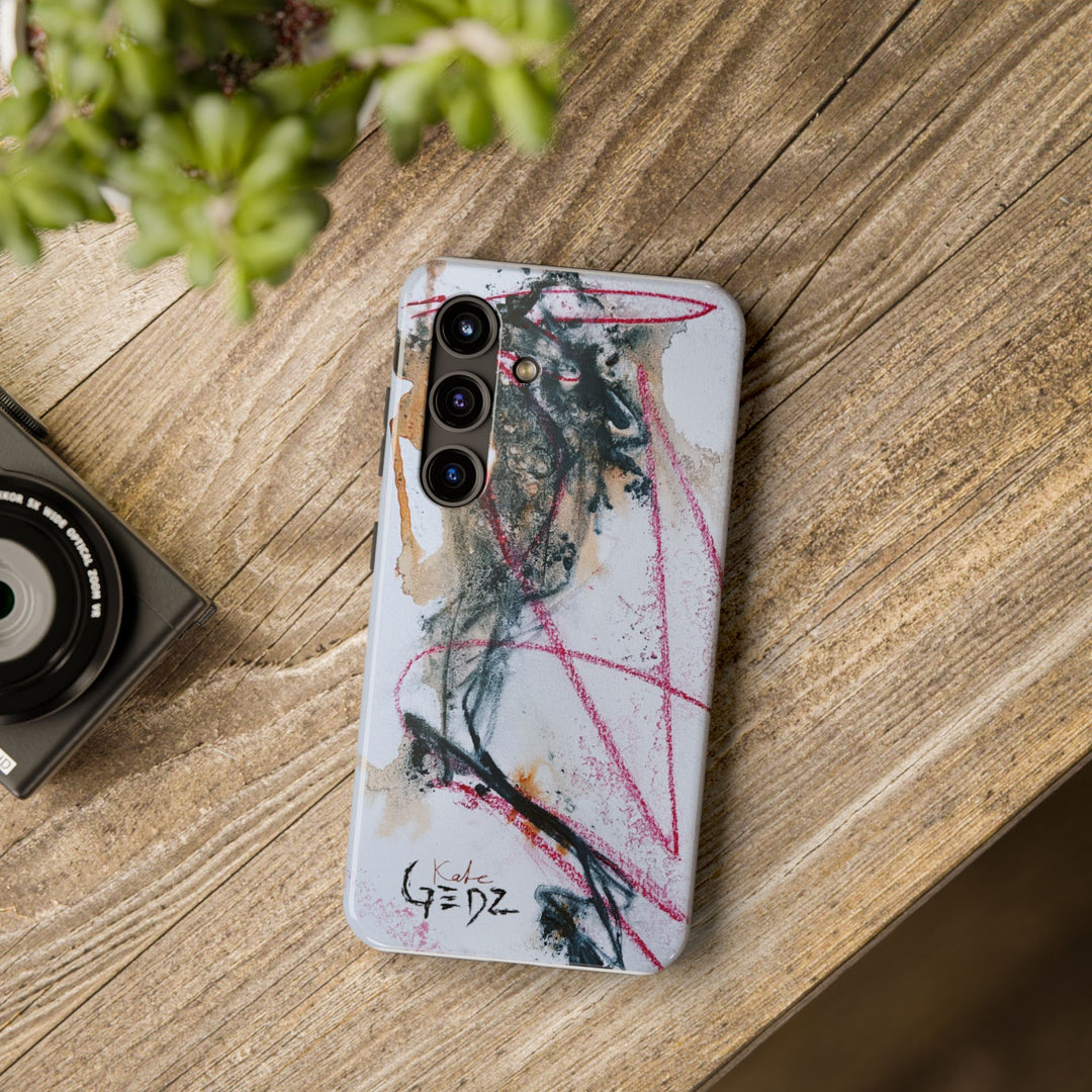 Samsung Phone Case -Abstract Print by Kate Gedz, Durable Cover, Protective Samsung Case, Kate Gedz Motive Design