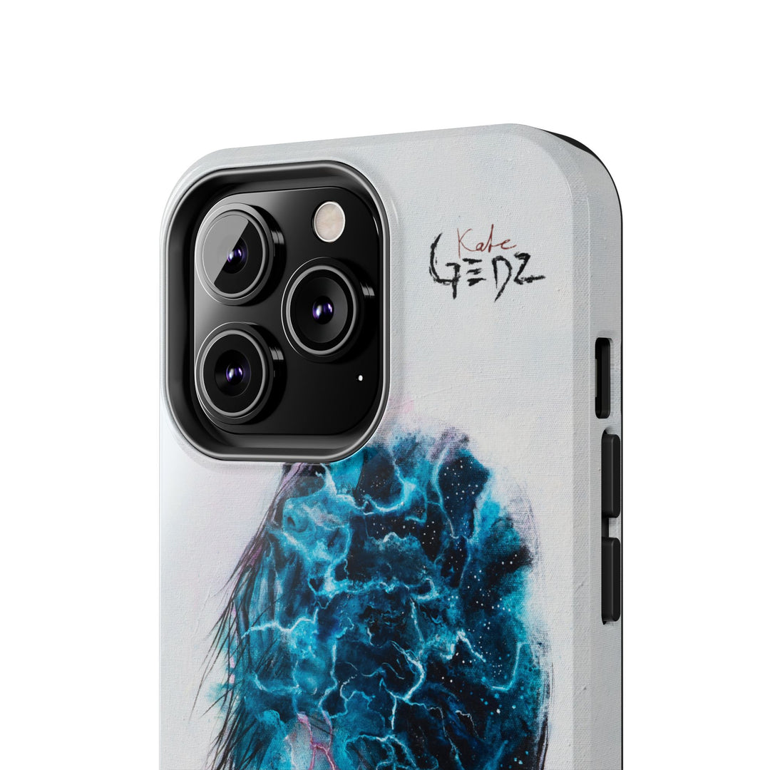 Abstract Girl iPhone Case by Kate Gedz, Durable Tough Phone Cover, Protective Case, Kate Gedz Motive Print, Tough Phone Case, Durable Cover,