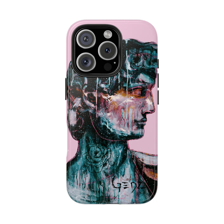 David iPhone Case by Kate Gedz, Durable Tough Phone Cover, Protective Case, Kate Gedz Motive Print