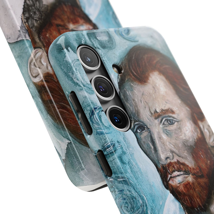 Phone Case For Samsung Smartphone  with printed on it painting "World Changer" by Kate Gedz, Van Gogh Inspired Design, Kate Gedz Art