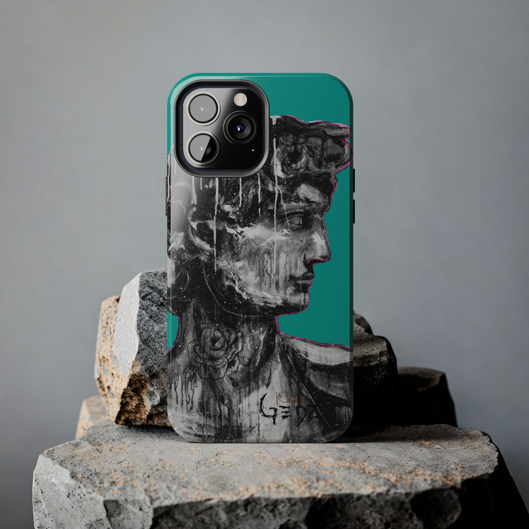 David iPhone Case by Kate Gedz, Durable Tough Phone Cover, Protective Case, Gift for Him, Kate Gedz Motive Print, Samsung Galaxy Case