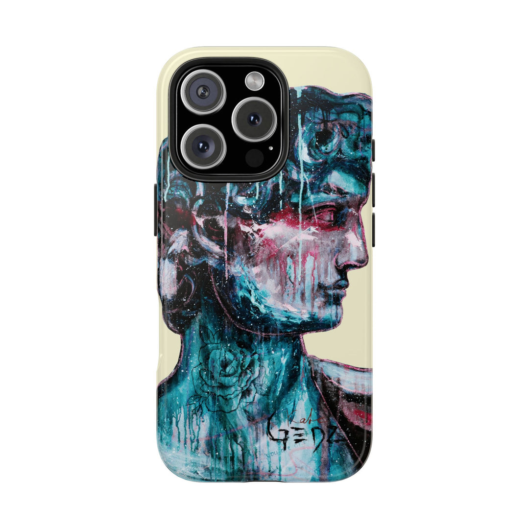 David Abstract Iphone Case by Kate Gedz - Tough Phone Cases, Durable iPhone Cover, Protective Case