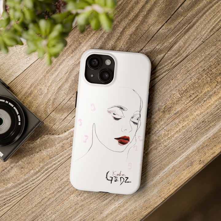 Romantic Girl iPhone Case by Kate Gedz, Durable Tough Phone Cover, Protective Case, Kate Gedz Motive Print, Samsung Galaxy Case