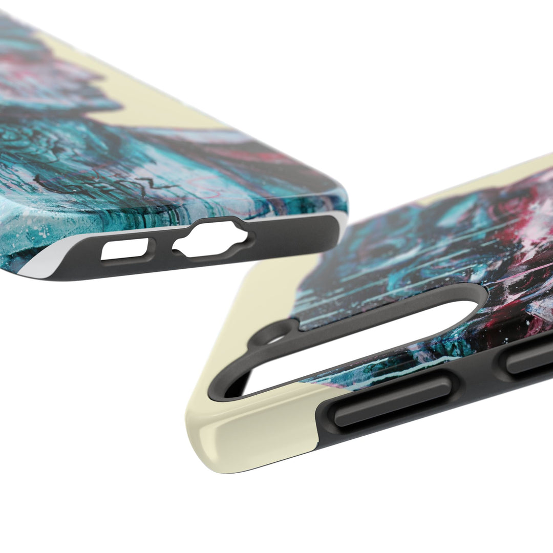 David Print Samsung Case, Tough Phone Cases, Durable iPhone Cover - Kate Gedz Design, Unique Phone Accessories, Protective Cell Phone Cases,