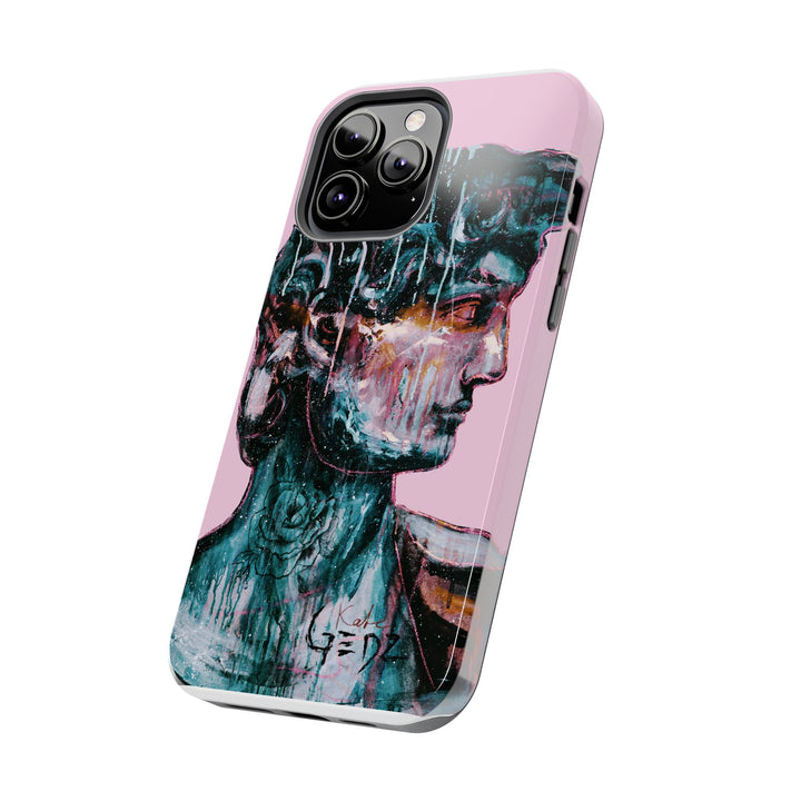 David iPhone Case by Kate Gedz, Durable Tough Phone Cover, Protective Case, Kate Gedz Motive Print