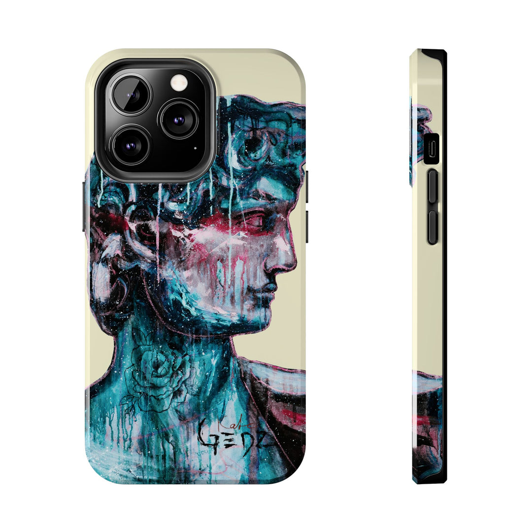 David Abstract Iphone Case by Kate Gedz - Tough Phone Cases, Durable iPhone Cover, Protective Case