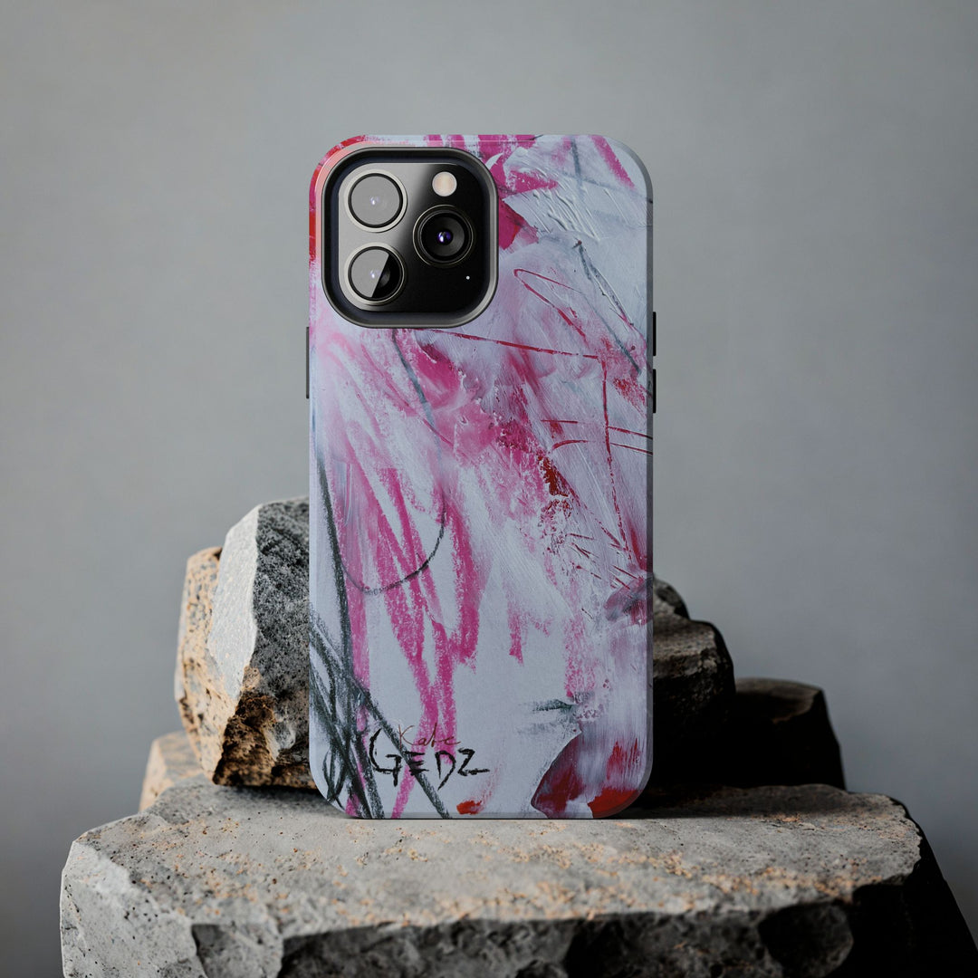 Abstract iPhone Case by Kate Gedz, Durable Tough Phone Cover, Protective Case, Gift for Him, Kate Gedz Motive Print