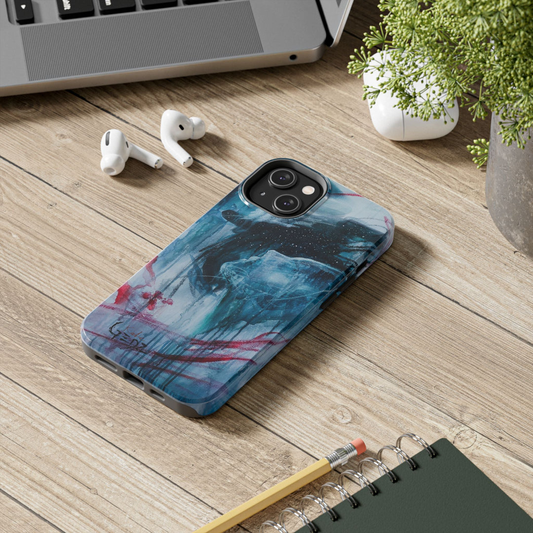 Iphone Case with print "Go Deep" by Kate Gedz, Durable Protective Cover, Trendy Phone Accessories, iPhone Case, Tough Phone Cases