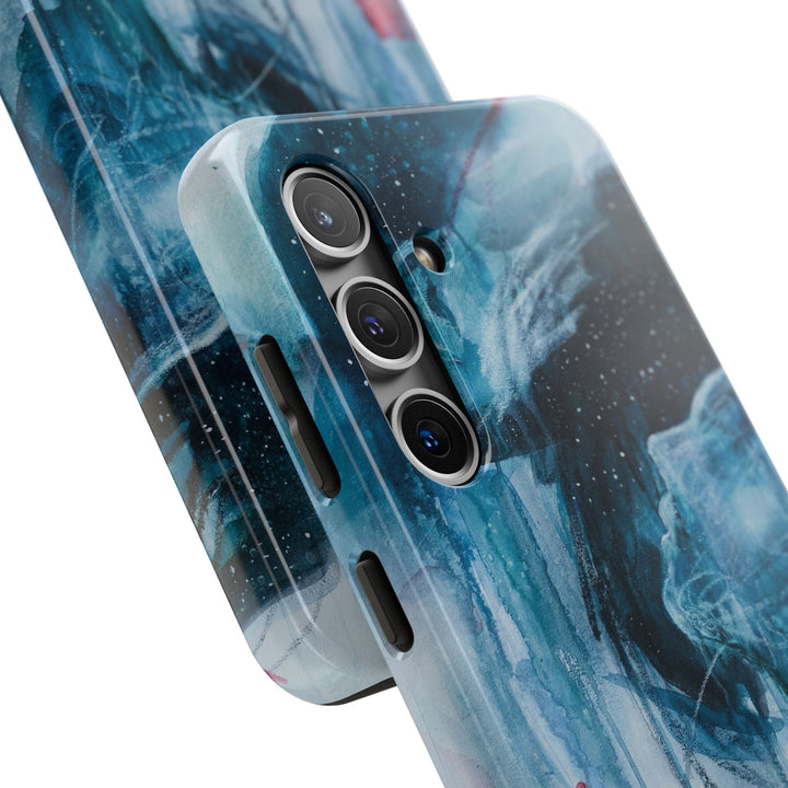 Samsung Phone Case with "Go Deep" print by Kate Gedz, Protective Phone Cover, Hard Shell Phone Case, Durable, Tough Phone Cases